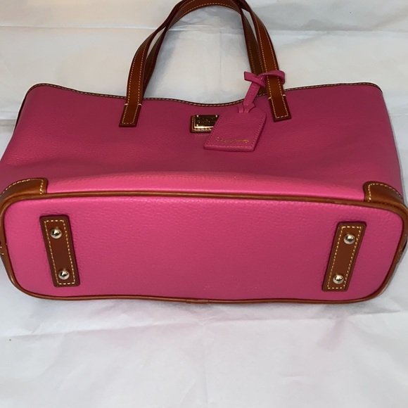 Dooney & Bourke Hot Pink & Brown Bag - Picture 3 of 7